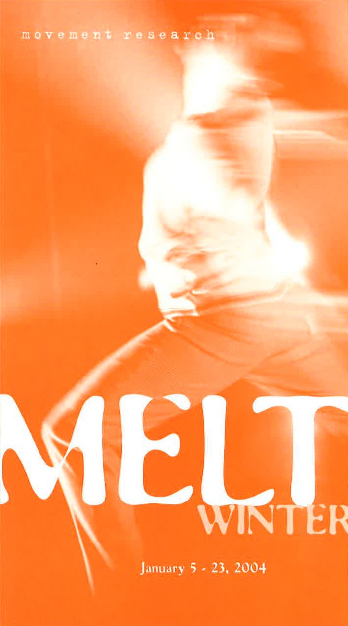 A bright orange tinted image. 2004 winter MELT promotional material. From the MR Archives.