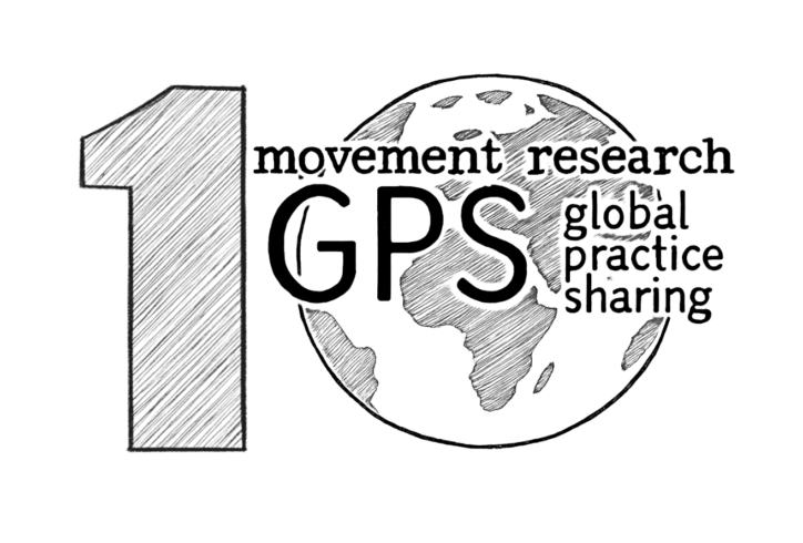 Logo for the 10th Anniversary of the GPS/Global Practice Sharing Program. A large numberical 10 is displayed, with a globe representing the 0, with the text 