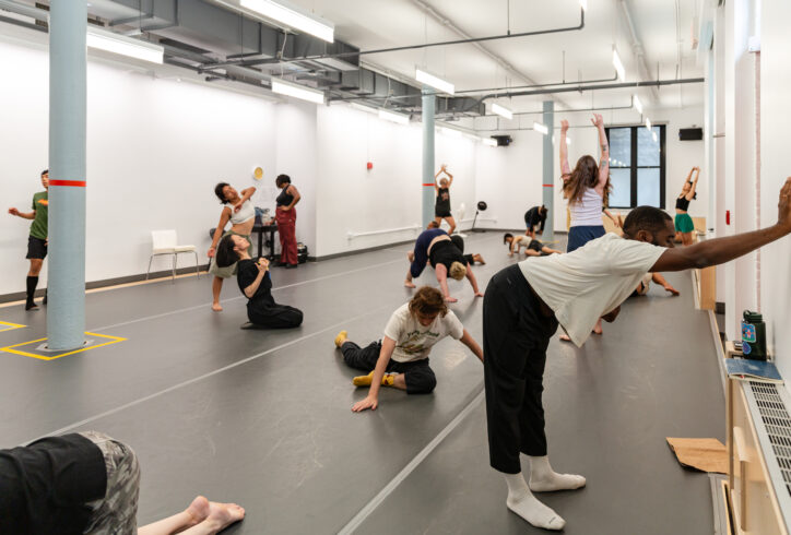 2025. 07.11. Summer MELT with Ogemdi Ude;b Participants in a studio. Photo by Rachel Keane.