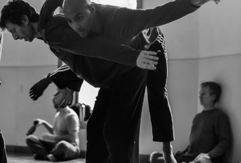 Paul Singh and Justis Hatch dance. Photo courtesy of the artist.
