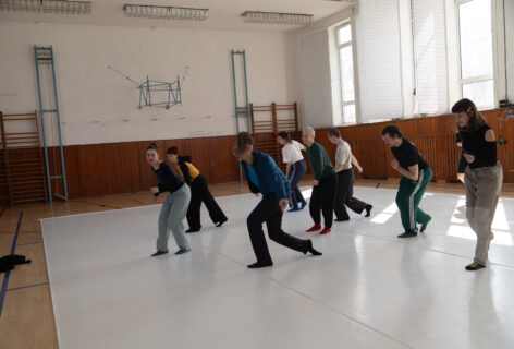 A workshop with Thomas F. DeFrantz, photo by Jan Skalican.
