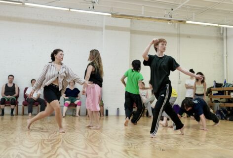 Juiliana May workshop photo by Amelia Golden.