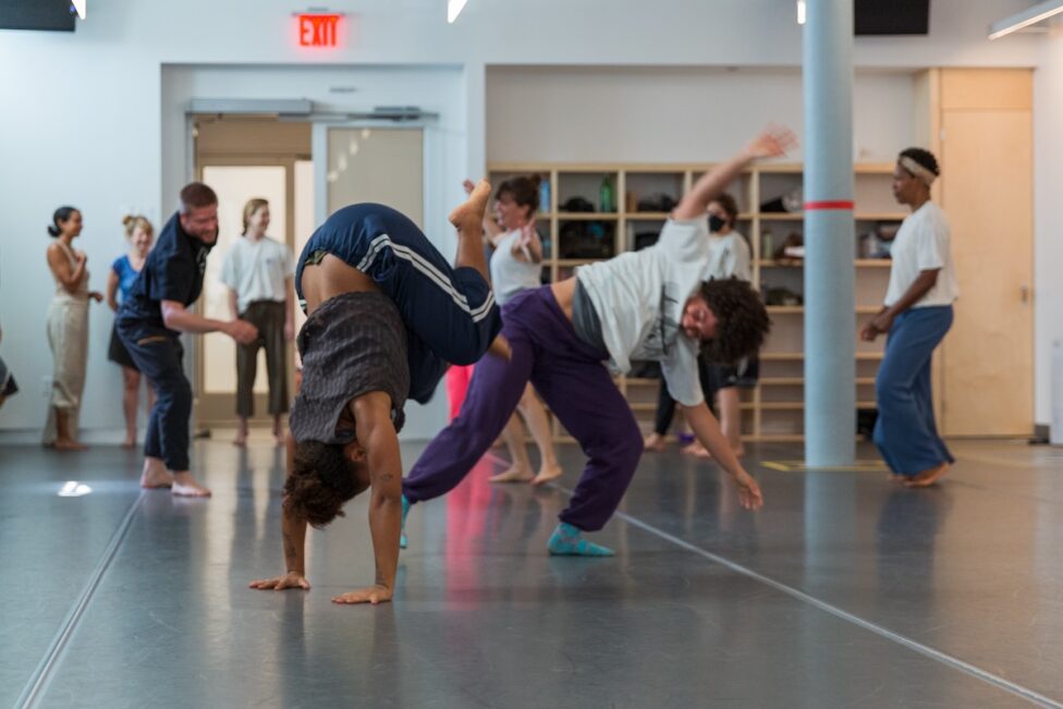 Summer MELT participants with mayfield brooks. Photo by Rachel Keane.